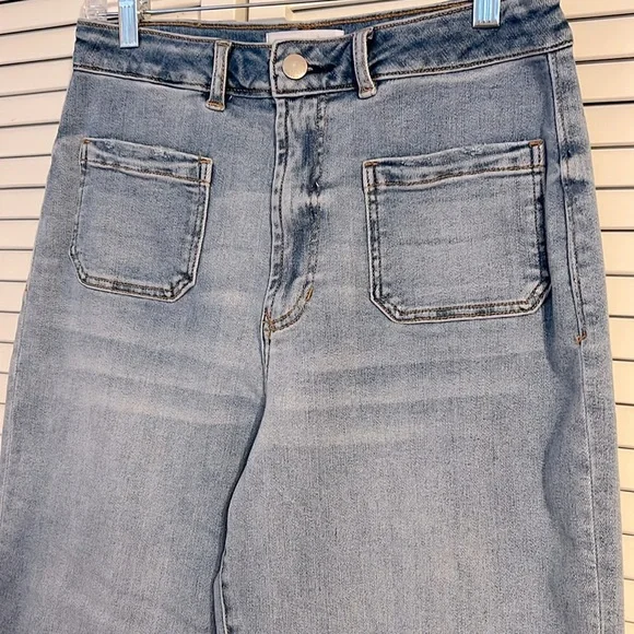 DEAR JOHN Women's Light Blue Wide-Leg Jeans - Picture 8 of 16